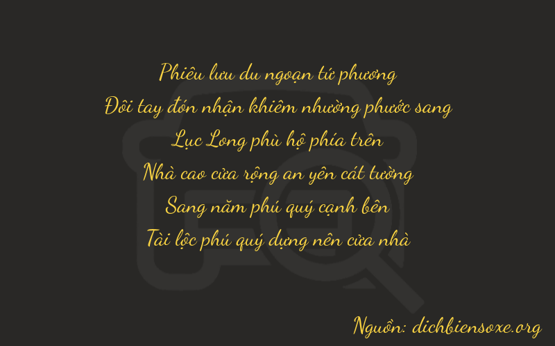 Thơ dịch biển số xe 42652