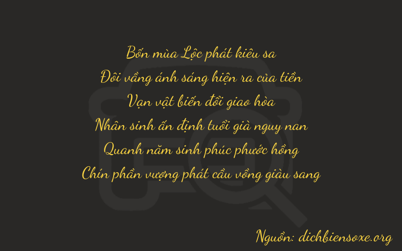Thơ dịch biển số xe 42659