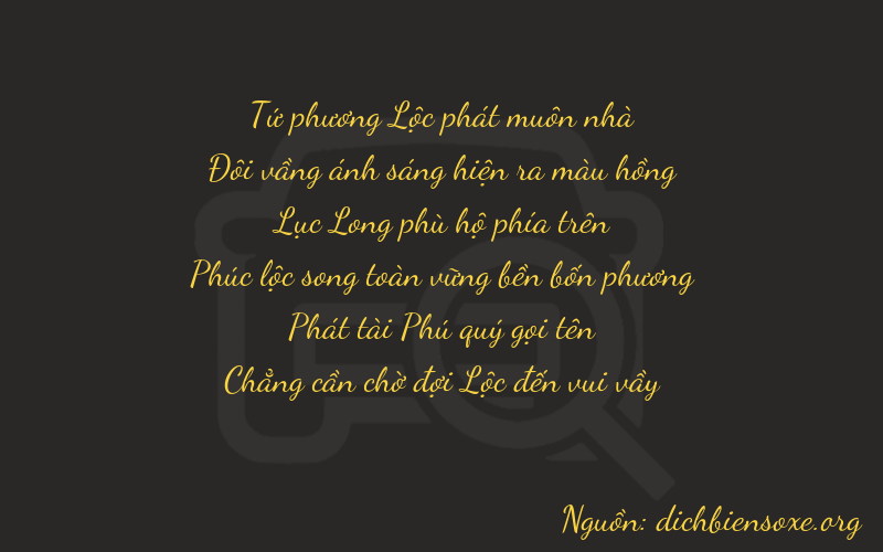 Thơ dịch biển số xe 42680