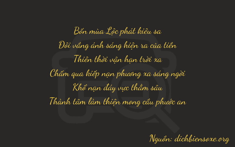 Thơ dịch biển số xe 42713