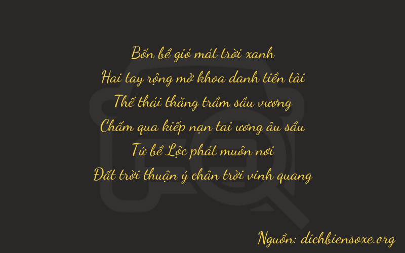 Thơ dịch biển số xe 42748
