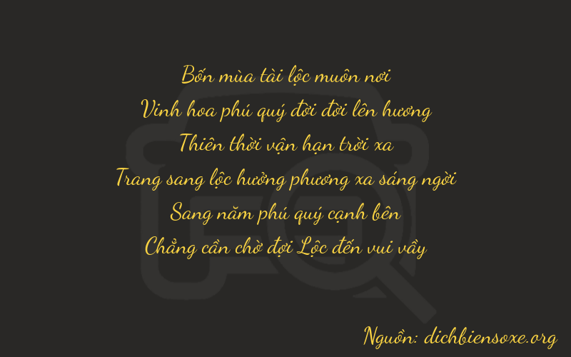 Thơ dịch biển số xe 42750