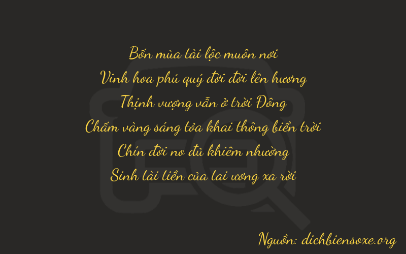 Thơ dịch biển số xe 42795