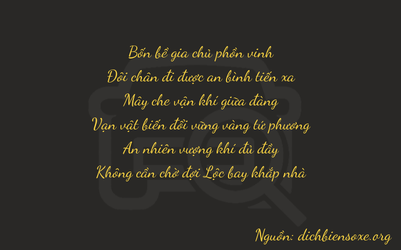 Thơ dịch biển số xe 42810