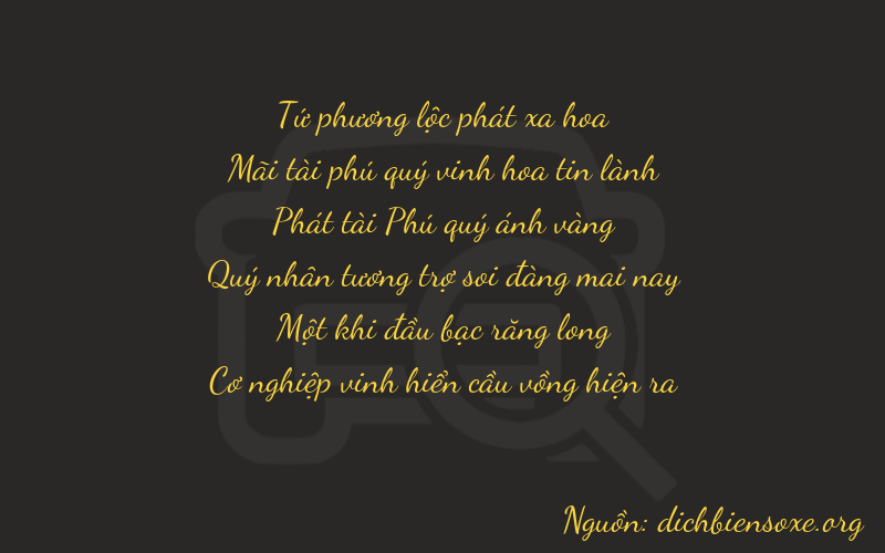 Thơ dịch biển số xe 42817