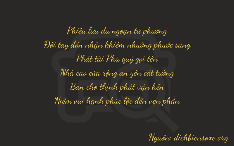 Thơ dịch biển số xe 42823