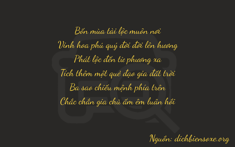 Thơ dịch biển số xe 42831