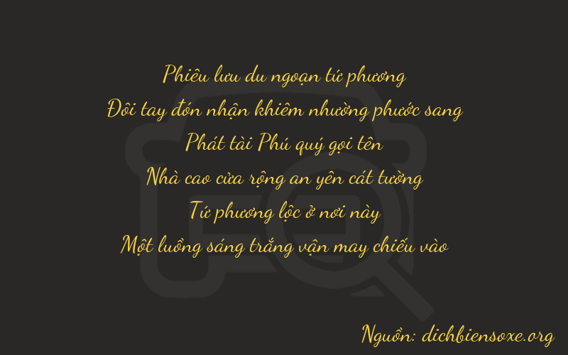 Thơ dịch biển số xe 42841