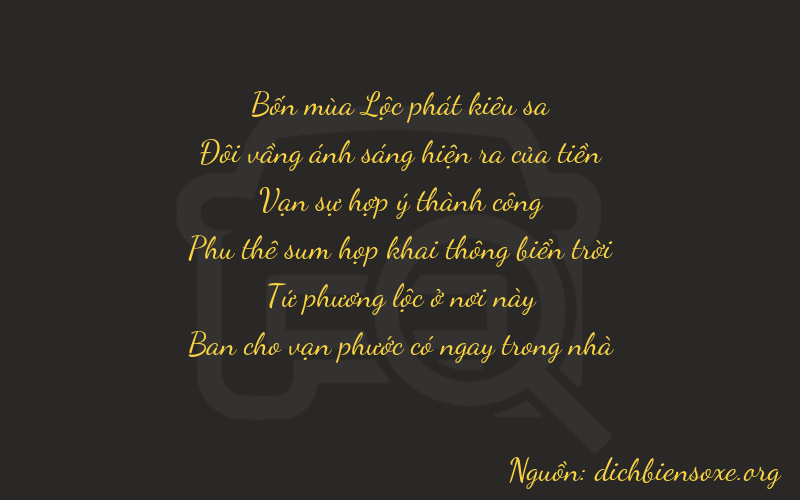 Thơ dịch biển số xe 42848