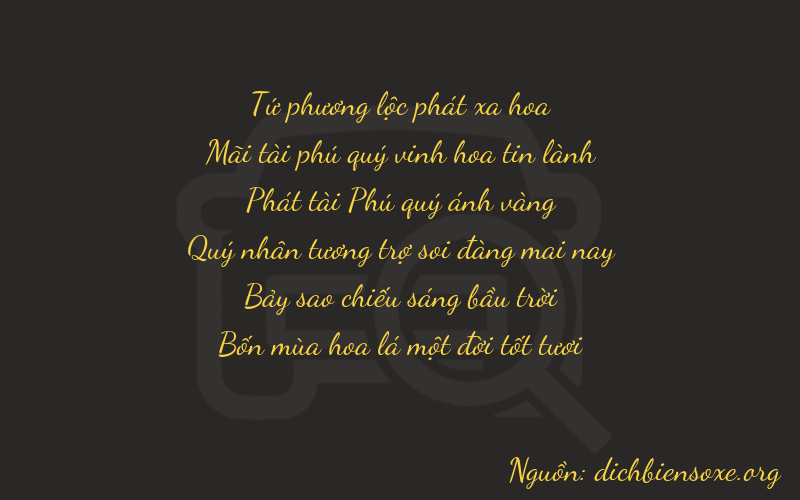 Thơ dịch biển số xe 42871
