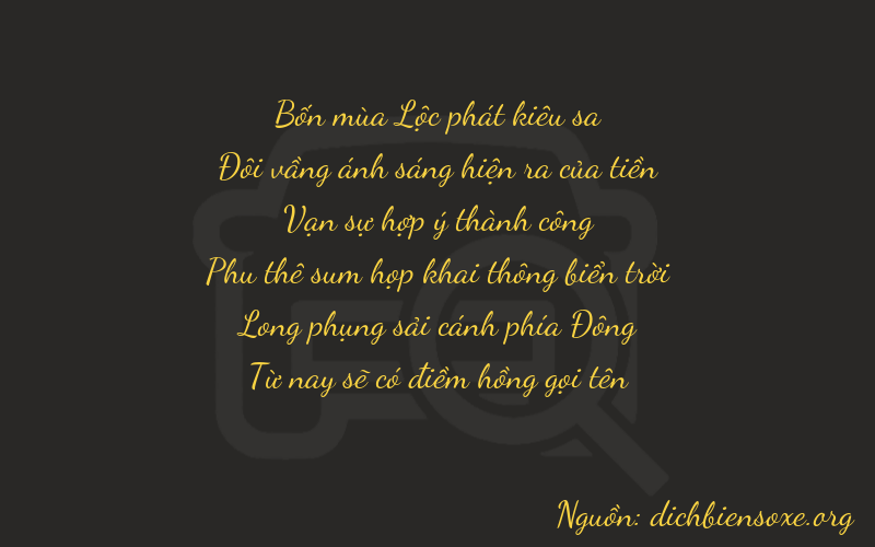 Thơ dịch biển số xe 42875