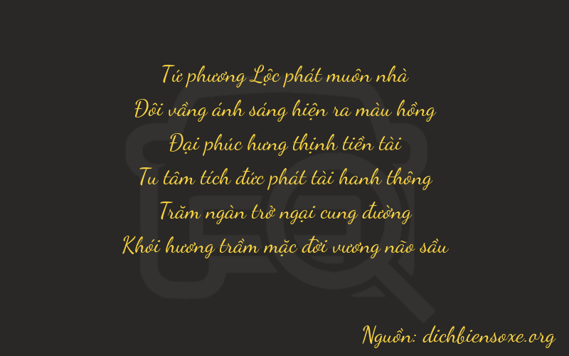 Thơ dịch biển số xe 42878