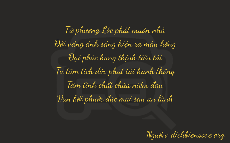Thơ dịch biển số xe 42887