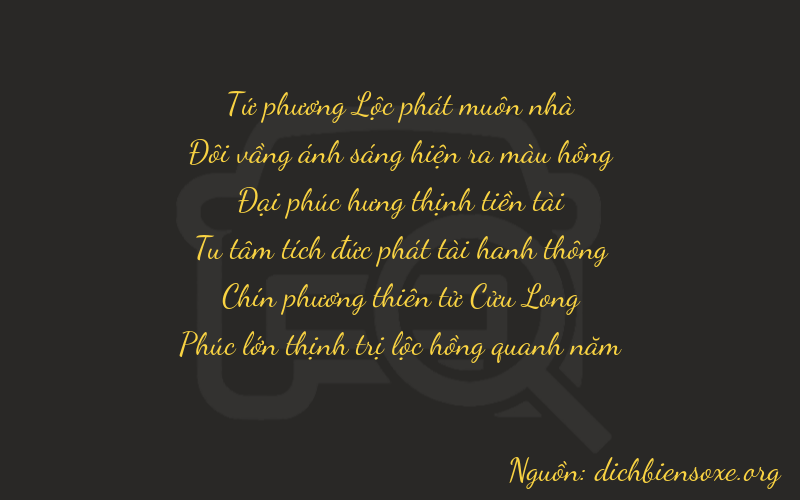 Thơ dịch biển số xe 42896