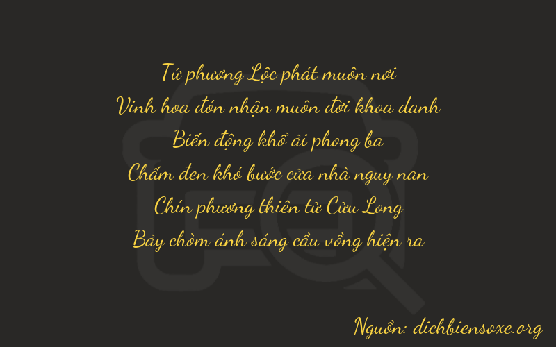 Thơ dịch biển số xe 42897