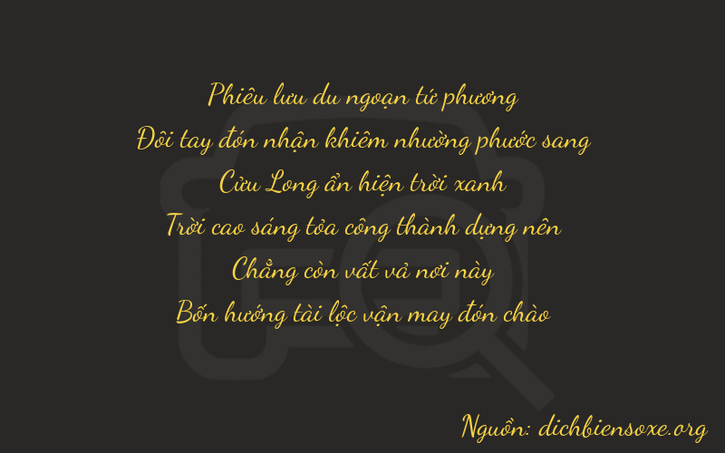 Thơ dịch biển số xe 42904