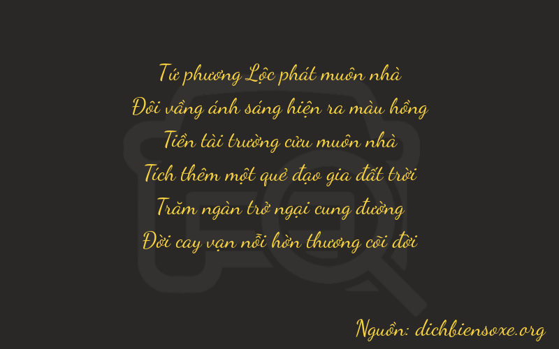 Thơ dịch biển số xe 42977