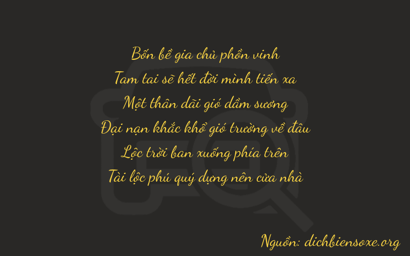 Thơ dịch biển số xe 43162