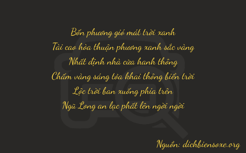 Thơ dịch biển số xe 43165