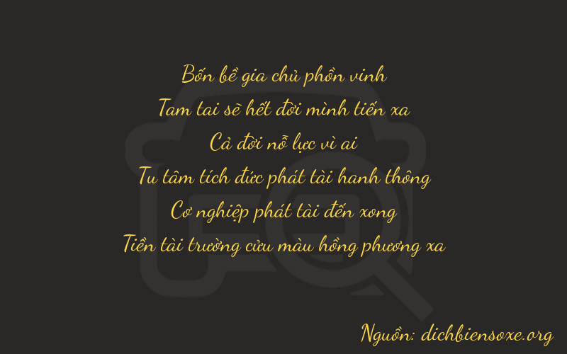 Thơ dịch biển số xe 43189