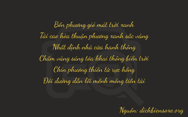 Thơ dịch biển số xe 43192