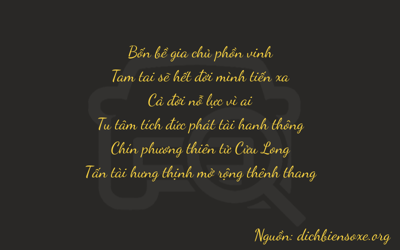 Thơ dịch biển số xe 43198
