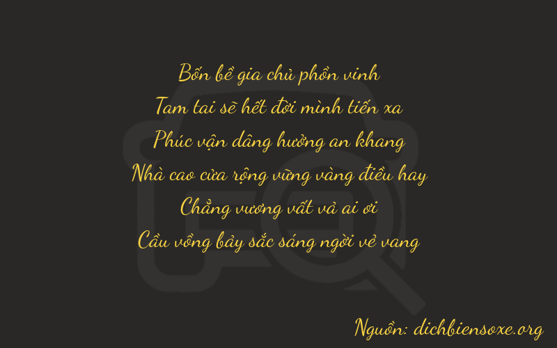 Thơ dịch biển số xe 43207
