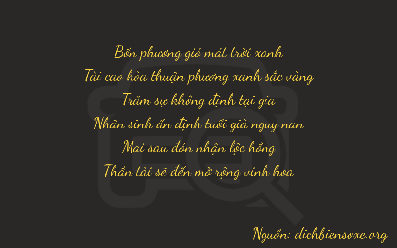 Thơ dịch biển số xe 43228