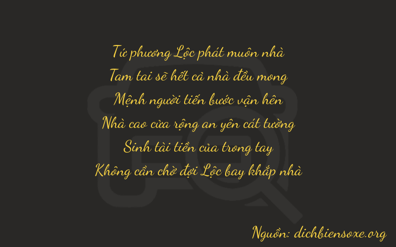 Thơ dịch biển số xe 43230