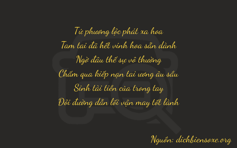 Thơ dịch biển số xe 43232