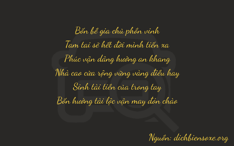 Thơ dịch biển số xe 43234