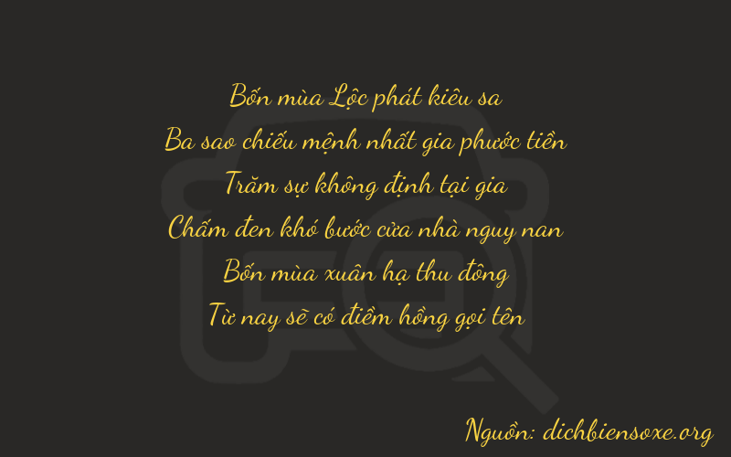 Thơ dịch biển số xe 43245