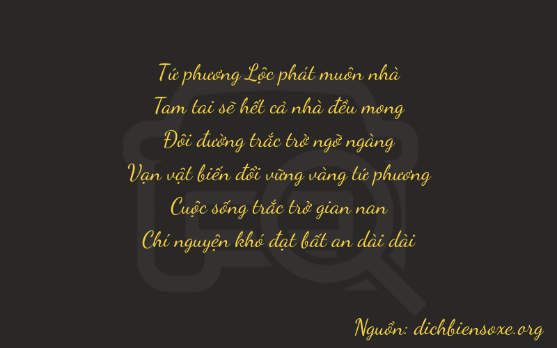 Thơ dịch biển số xe 43257