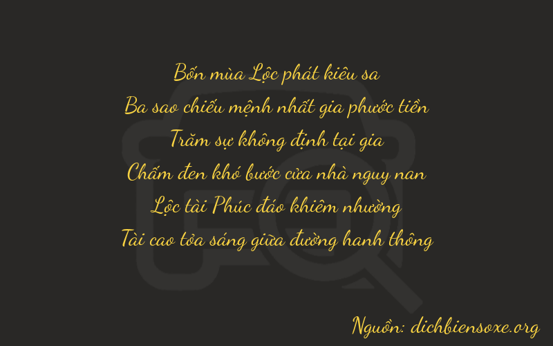 Thơ dịch biển số xe 43263