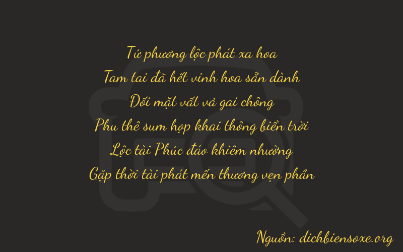 Thơ dịch biển số xe 43268