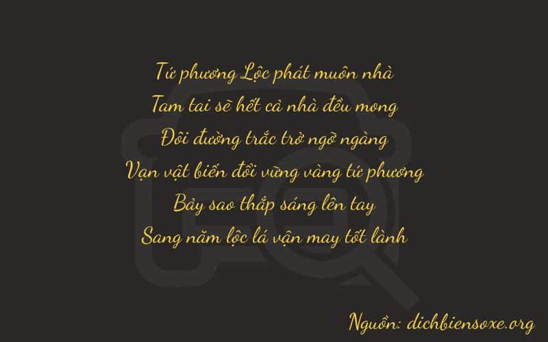 Thơ dịch biển số xe 43275