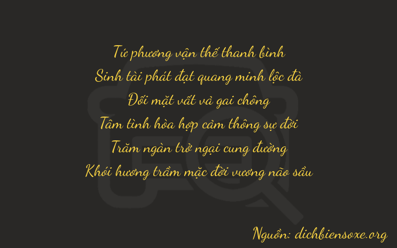 Thơ dịch biển số xe 43278