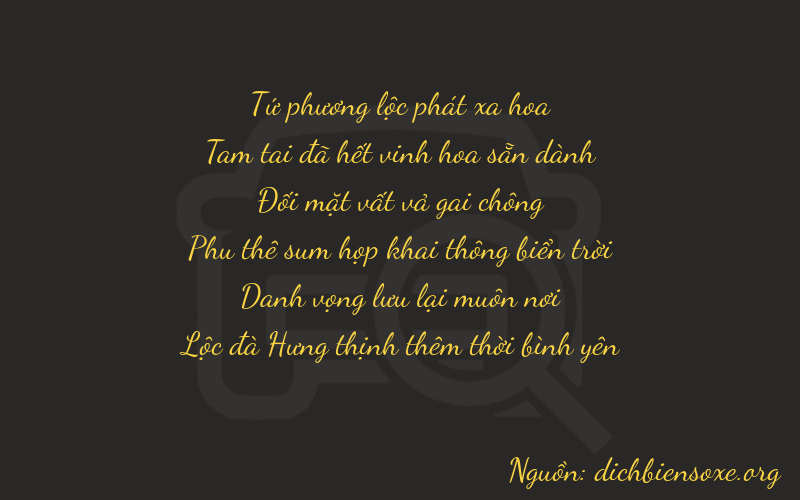 Thơ dịch biển số xe 43286