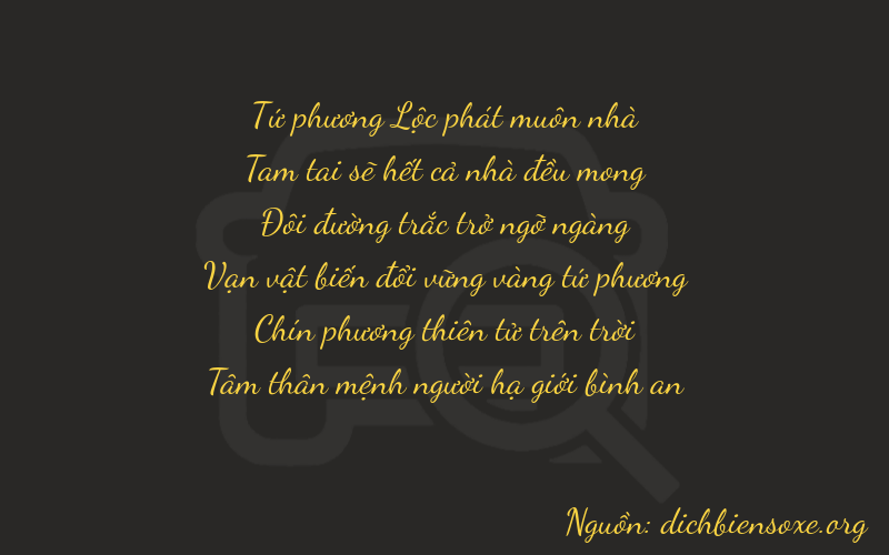 Thơ dịch biển số xe 43293