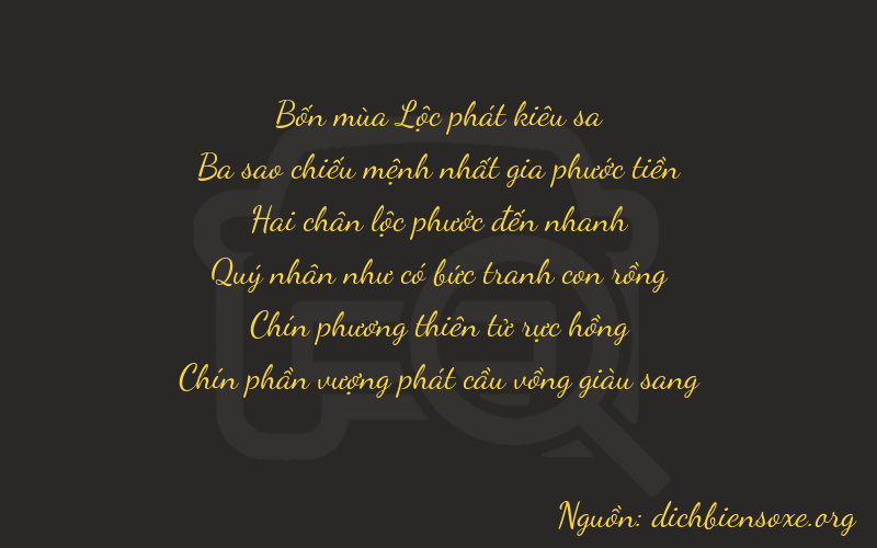 Thơ dịch biển số xe 43299