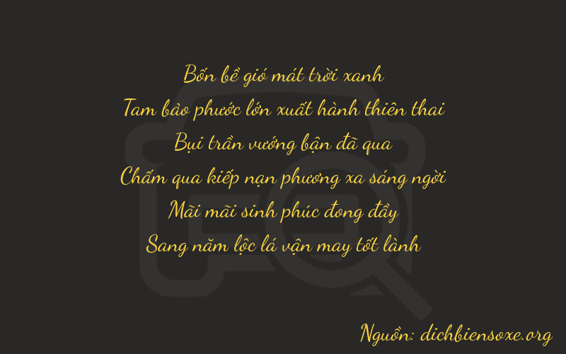Thơ dịch biển số xe 43325