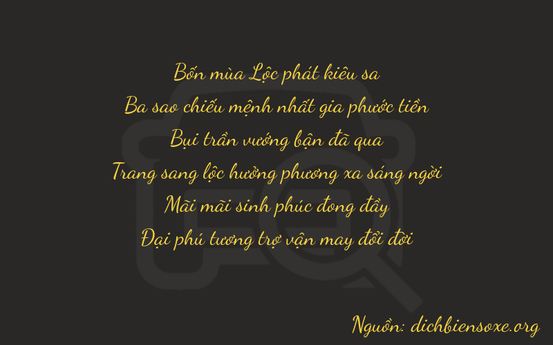 Thơ dịch biển số xe 43326