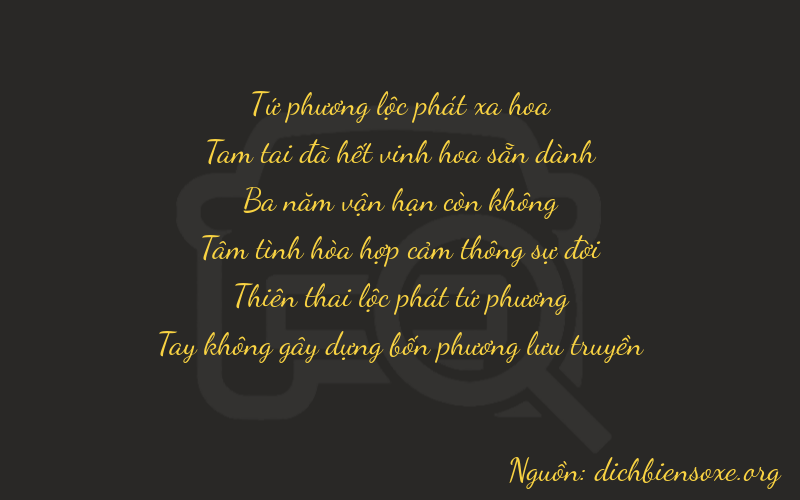 Thơ dịch biển số xe 43340
