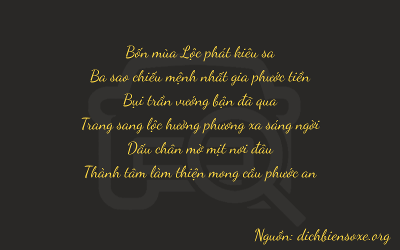 Thơ dịch biển số xe 43353
