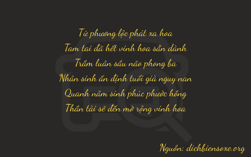 Thơ dịch biển số xe 43358