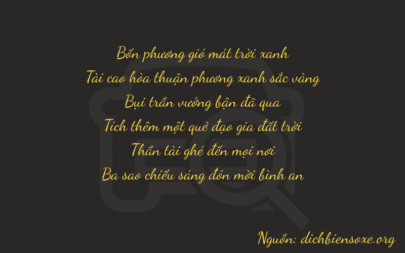 Thơ dịch biển số xe 43363