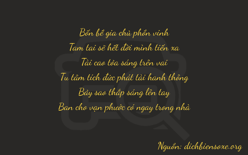 Thơ dịch biển số xe 43378