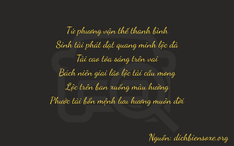 Thơ dịch biển số xe 43386
