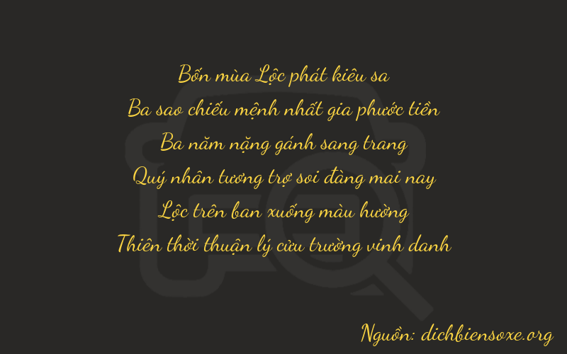 Thơ dịch biển số xe 43389