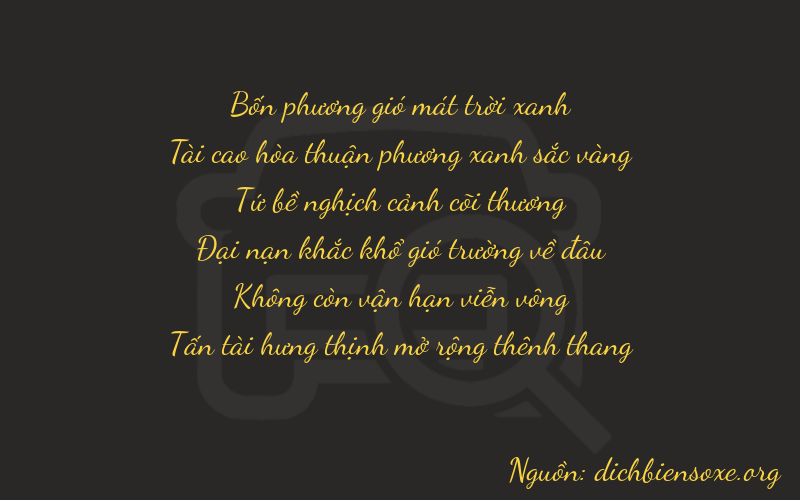 Thơ dịch biển số xe 43408